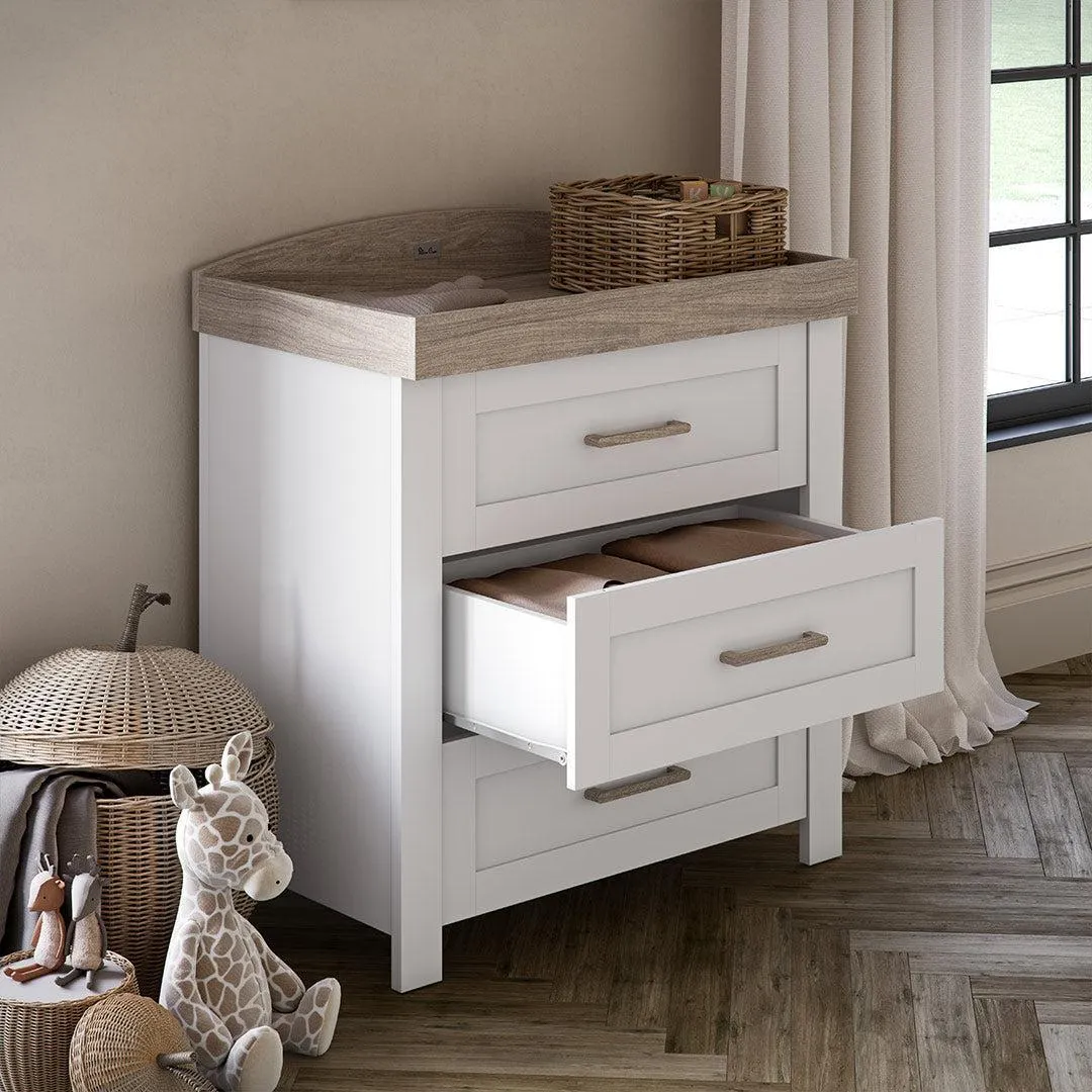 Silver Cross Valencia Dresser - Ash White