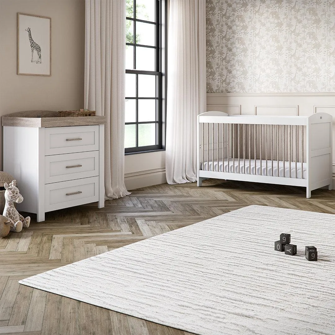 Silver Cross Valencia Dresser - Ash White