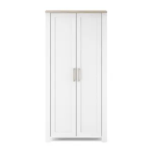 Silver Cross Valencia Wardrobe - Ash White