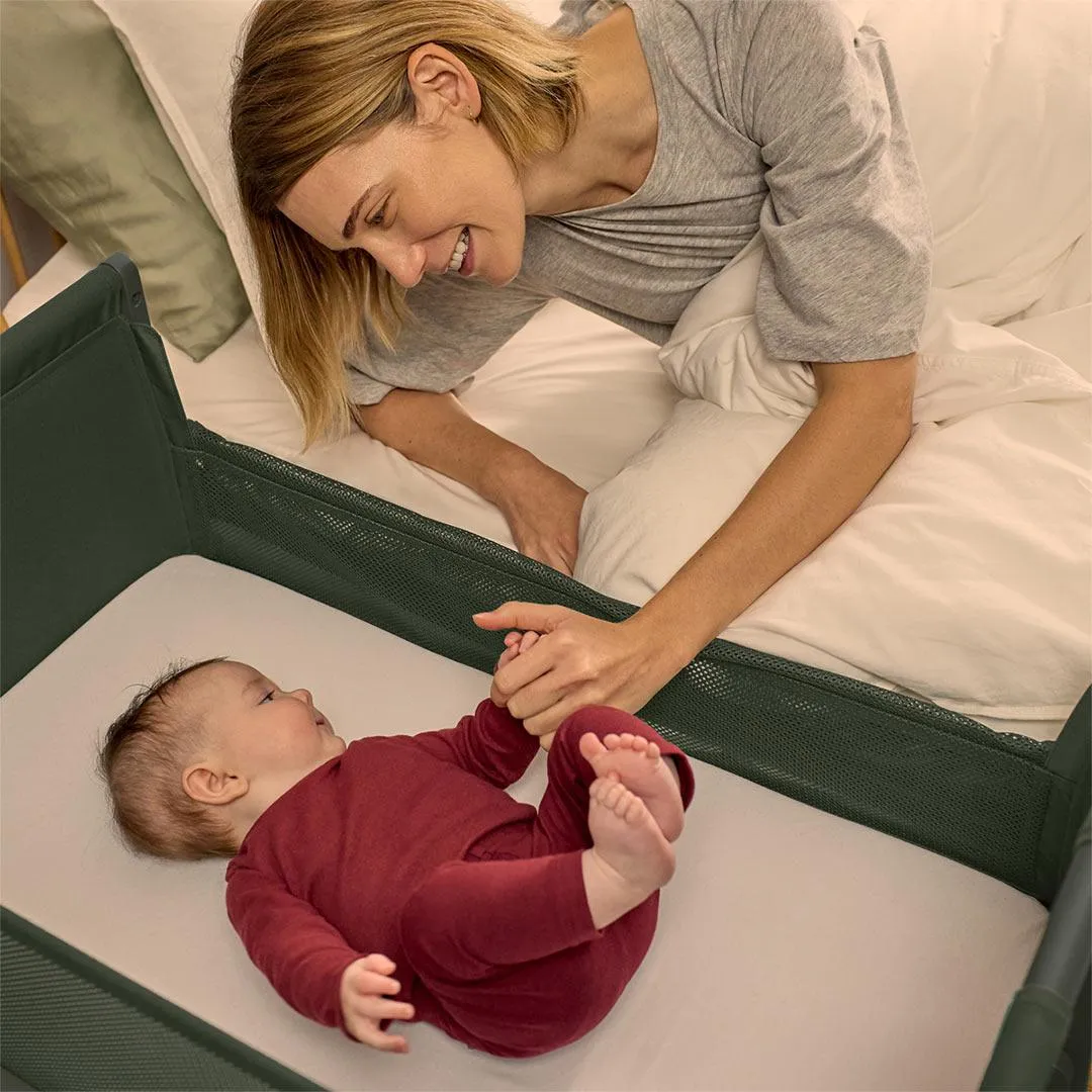 Snuz SnuzPod Studio Bedside Crib - Berlin Green