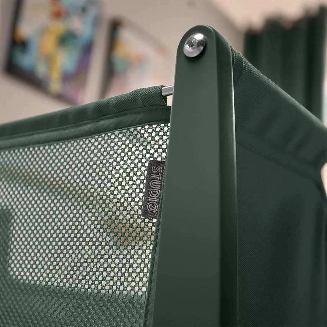 Snuz SnuzPod Studio Bedside Crib - Berlin Green