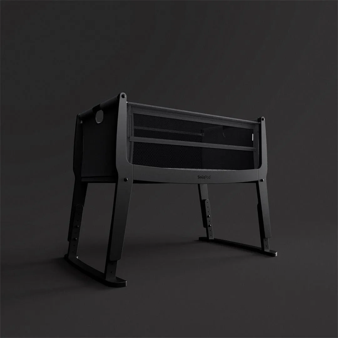 Snuz SnuzPod Studio Bedside Crib - Brooklyn Graphite