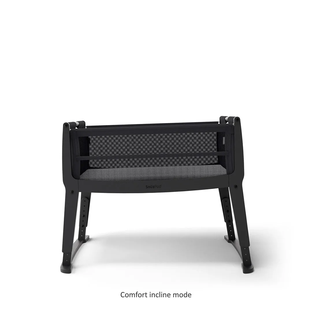 Snuz SnuzPod Studio Bedside Crib - Brooklyn Graphite