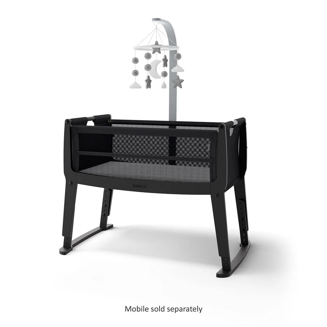 Snuz SnuzPod Studio Bedside Crib - Brooklyn Graphite