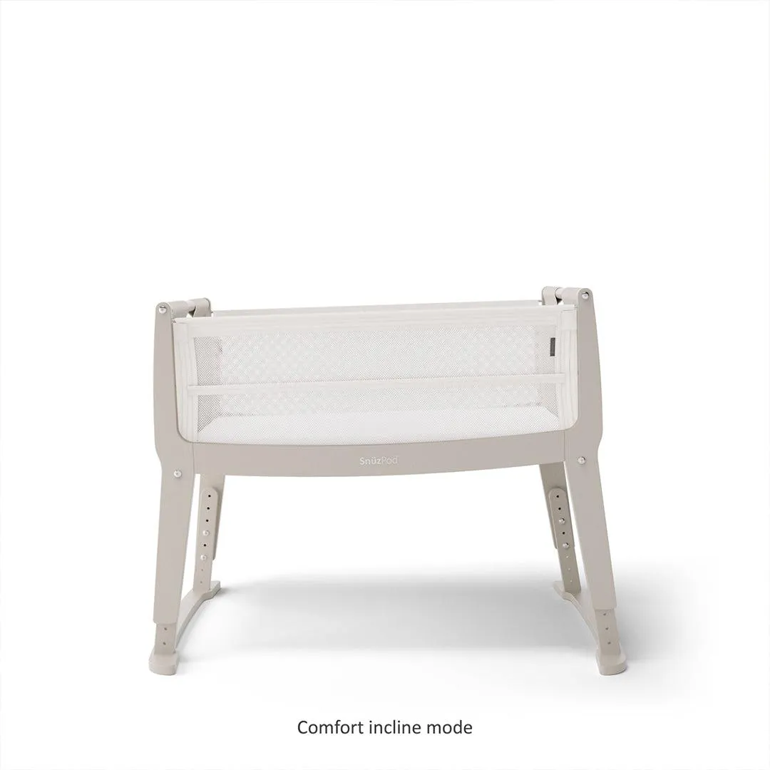 Snuz SnuzPod Studio Bedside Crib - Oslo Grey