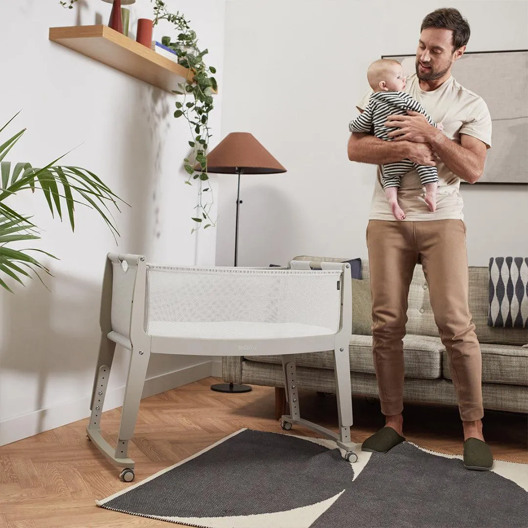 Snuz SnuzPod Studio Bedside Crib - Oslo Grey