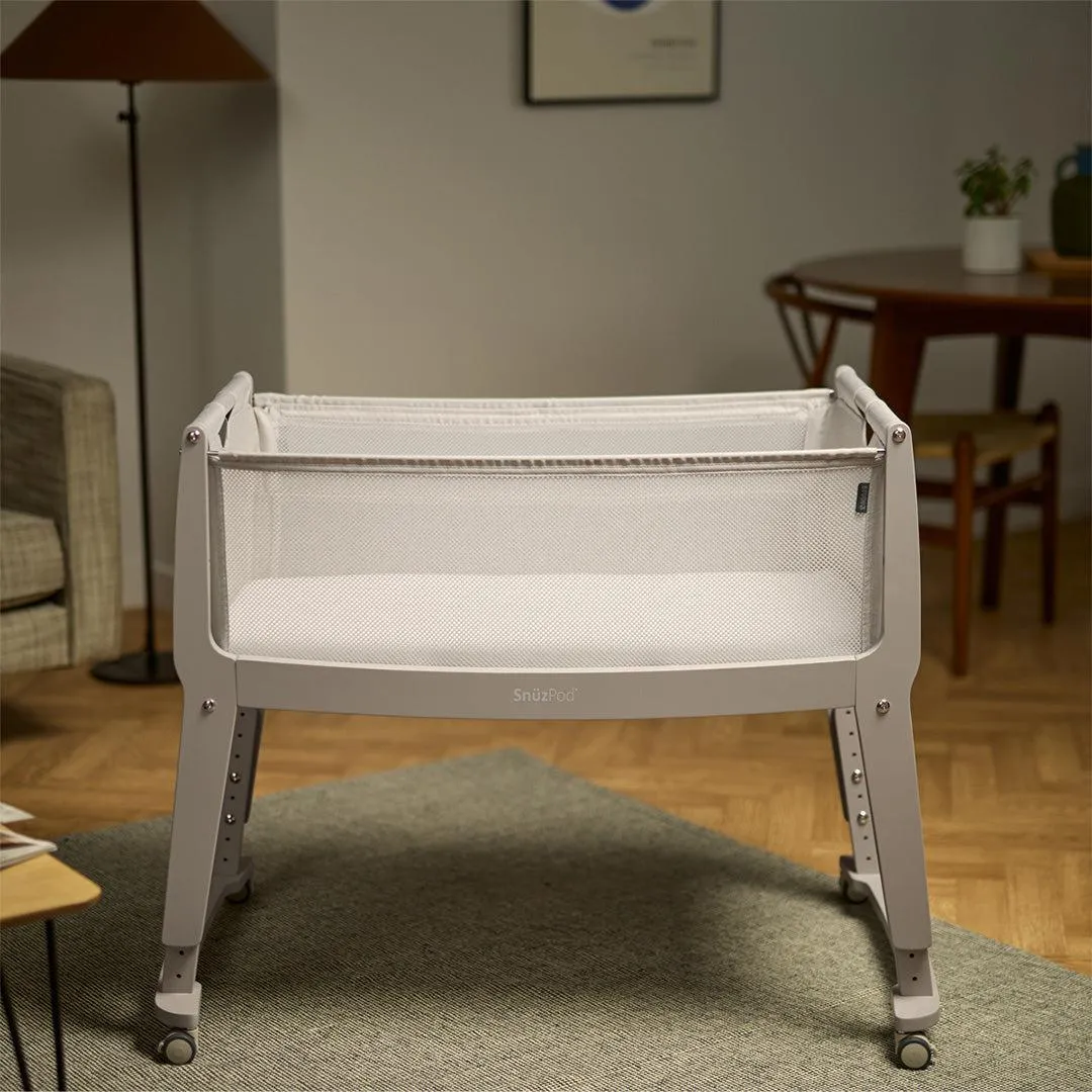 Snuz SnuzPod Studio Bedside Crib - Oslo Grey