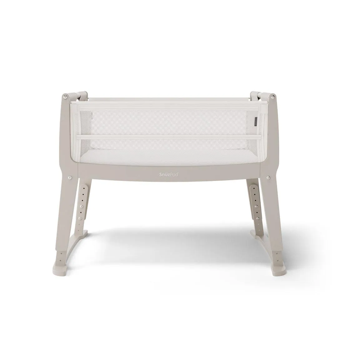 Snuz SnuzPod Studio Bedside Crib - Oslo Grey
