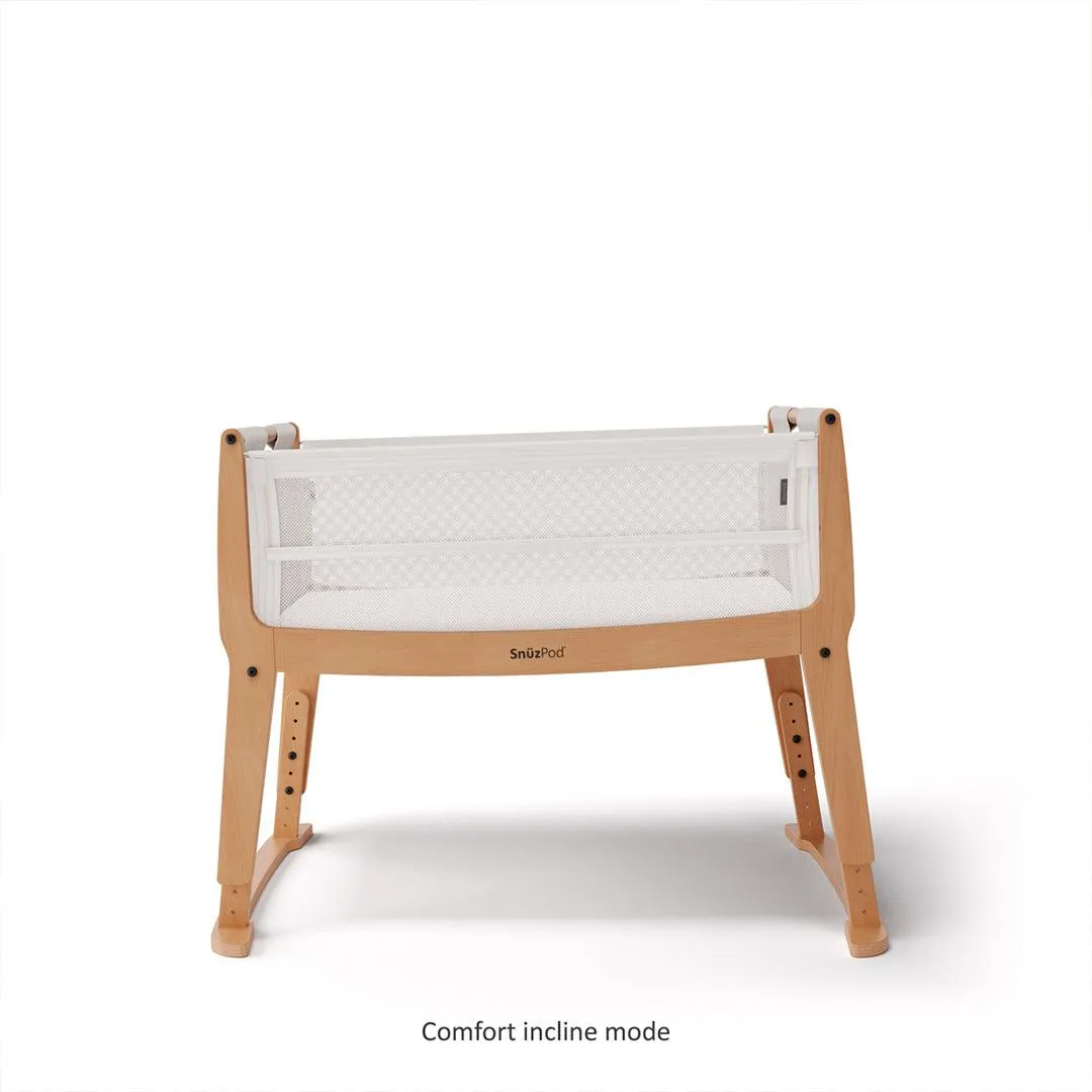 Snuz SnuzPod Studio Bedside Crib - Stockholm Natural