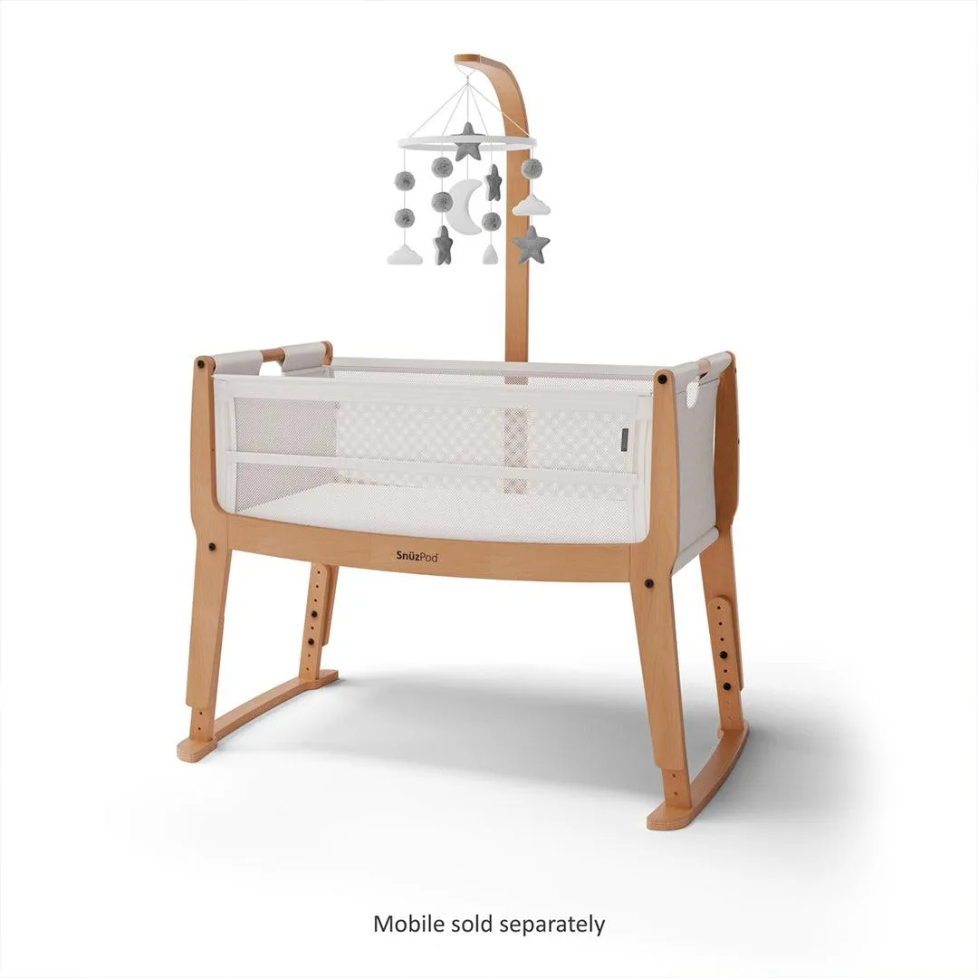 Snuz SnuzPod Studio Bedside Crib - Stockholm Natural