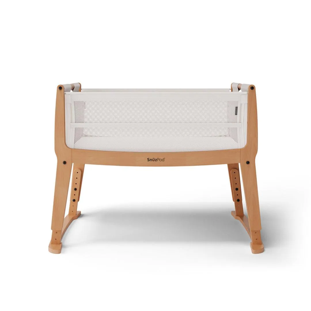 Snuz SnuzPod Studio Bedside Crib - Stockholm Natural