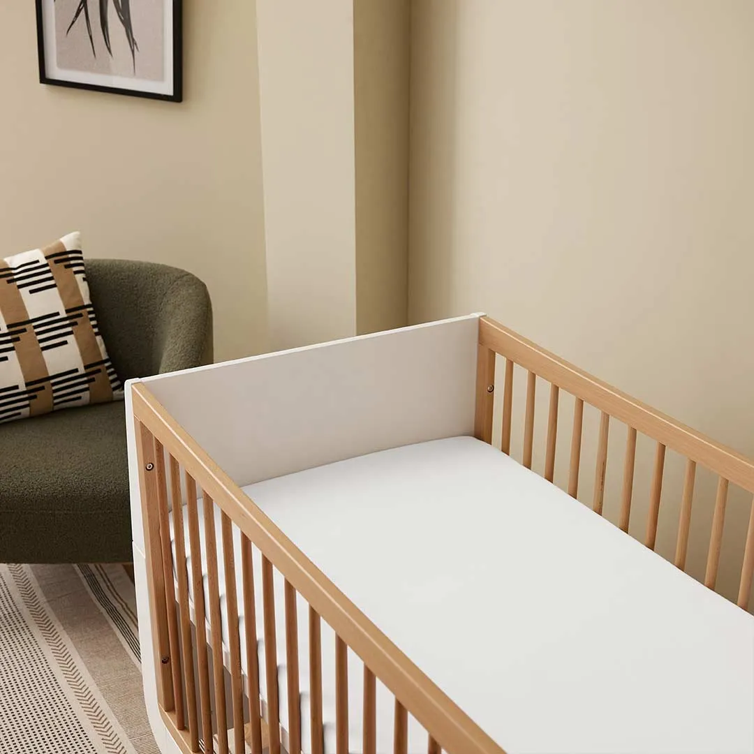 Snuz Twin Pack Cot Bed Sheets - White