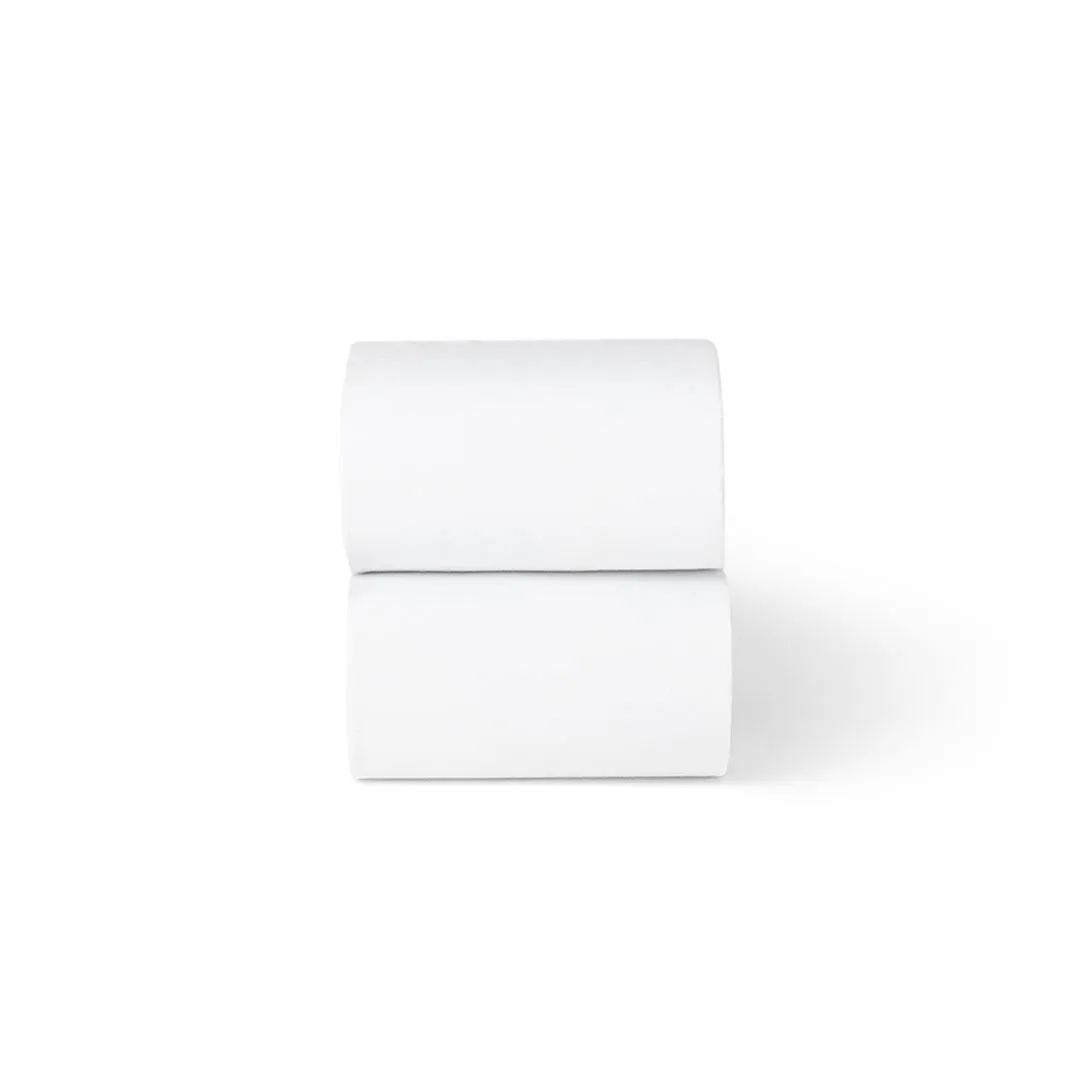 Snuz Twin Pack Cot Bed Sheets - White