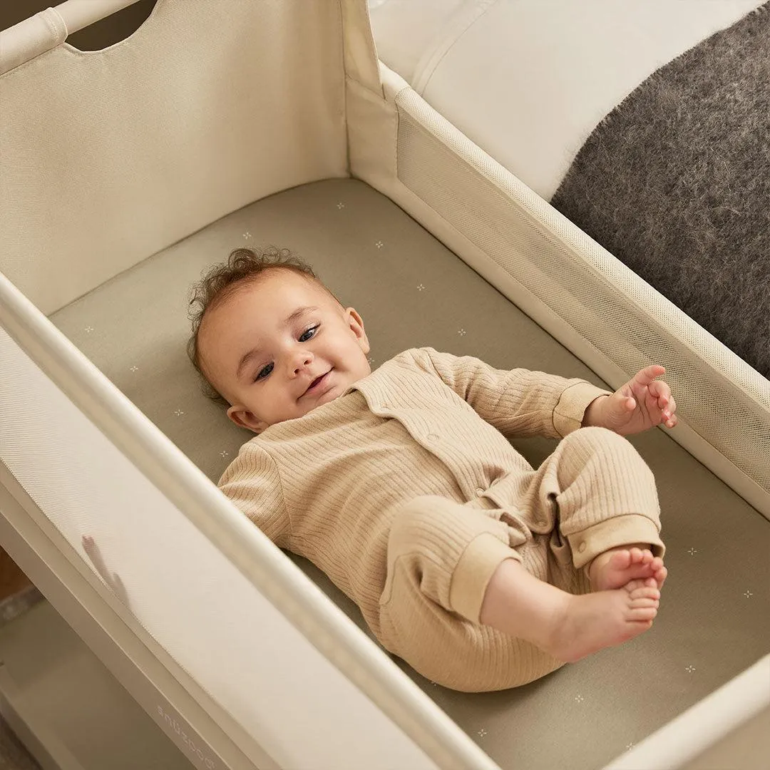 Snuz Twin Pack Crib Sheets - Sage Cross