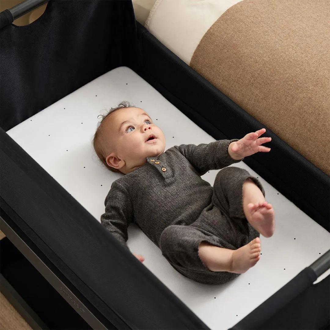 Snuz Twin Pack Crib Sheets - White Dot