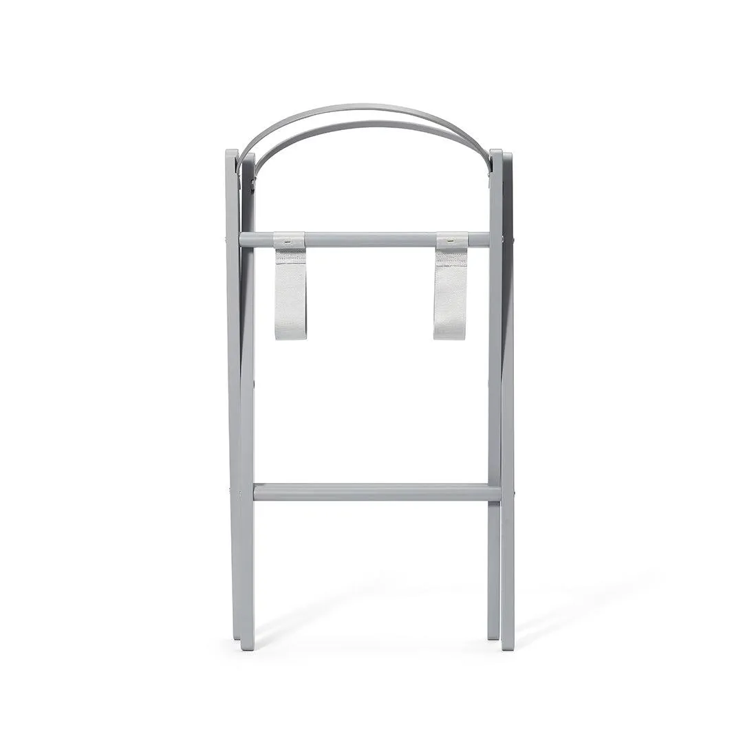 SnuzBaskit Moses Basket   Stand Set - Dove Grey/Dark Grey