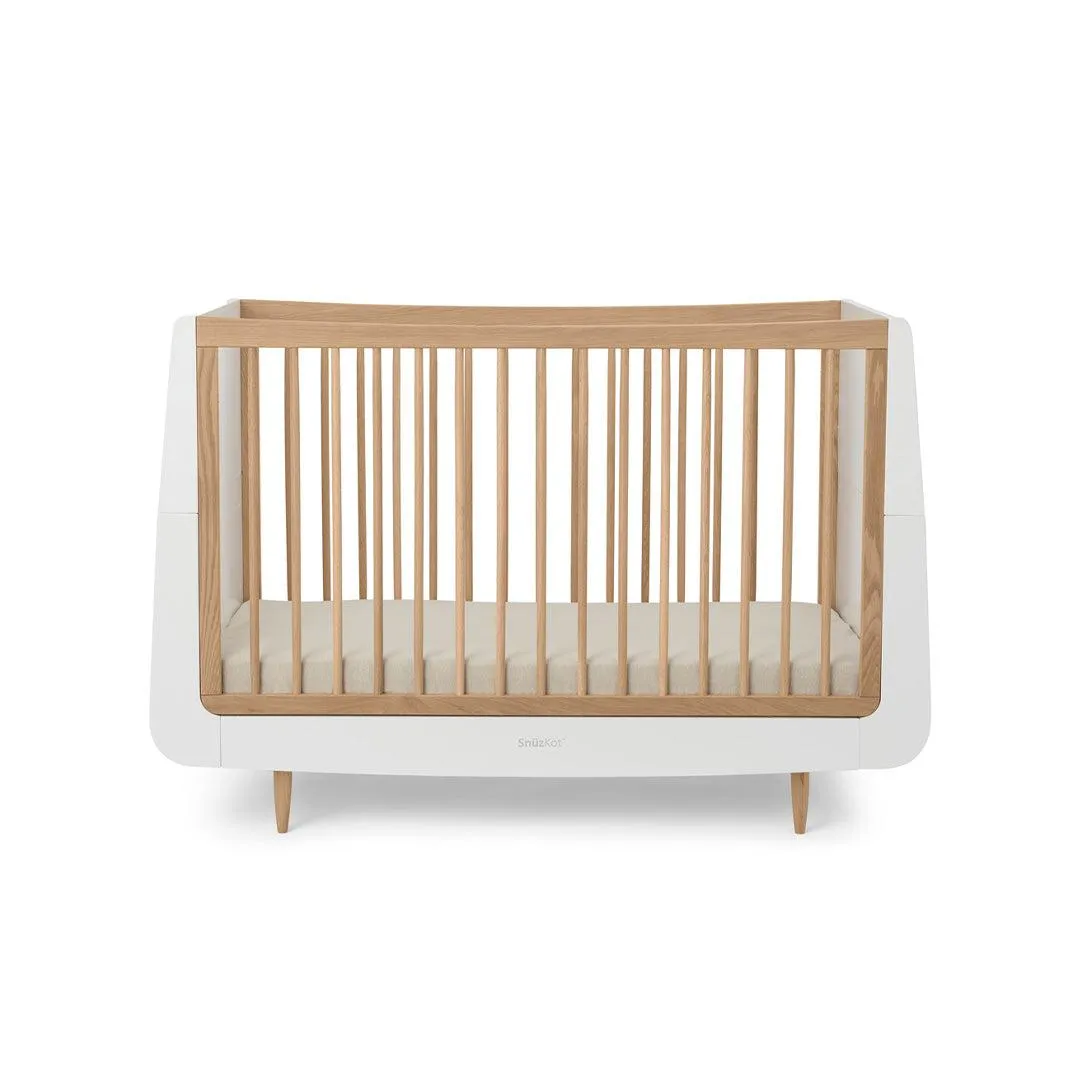 SnuzKot 2 Piece Nursery Furniture Set - The Natural Edit - Oak