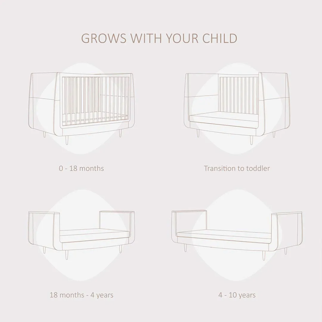 SnuzKot 2 Piece Nursery Furniture Set - The Natural Edit - Oak