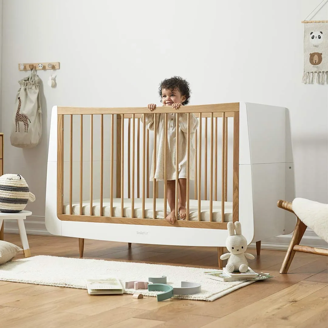 SnuzKot 2 Piece Nursery Furniture Set - The Natural Edit - Oak