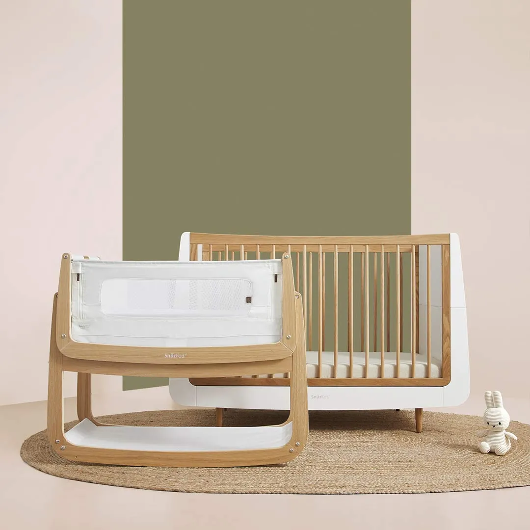 SnuzKot Cot Bed - The Natural Edit - Oak