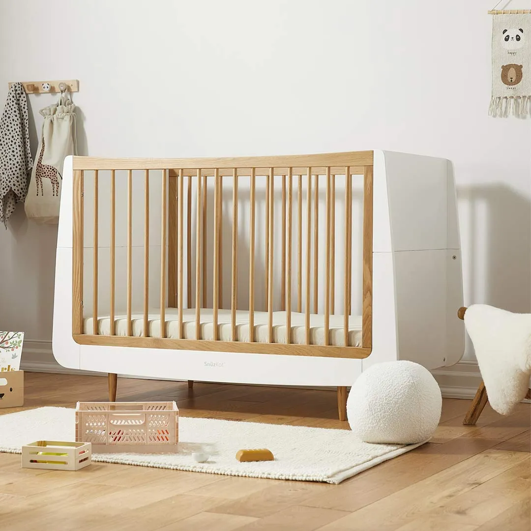 SnuzKot Cot Bed - The Natural Edit - Oak