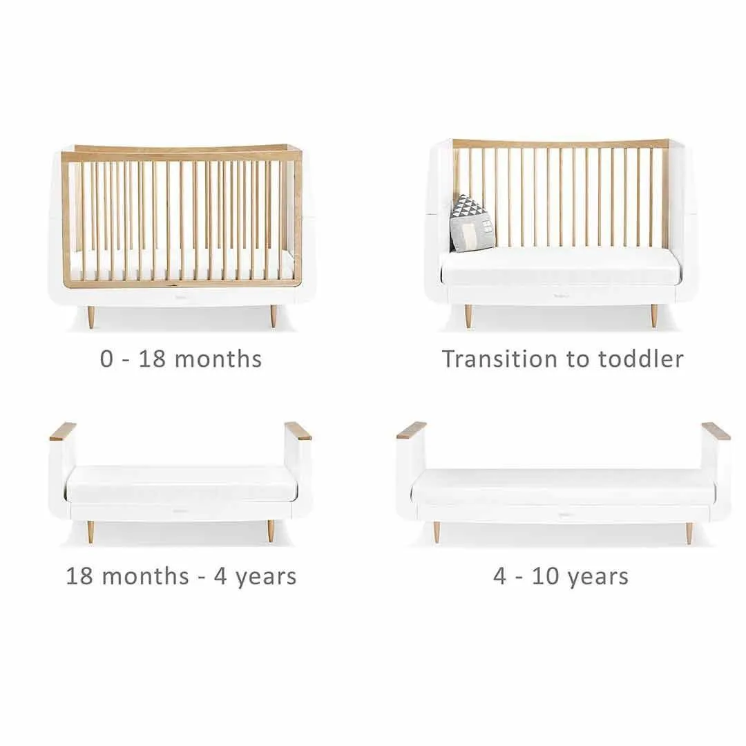 SnuzKot Skandi 2 Piece Nursery Furniture Set - Natural