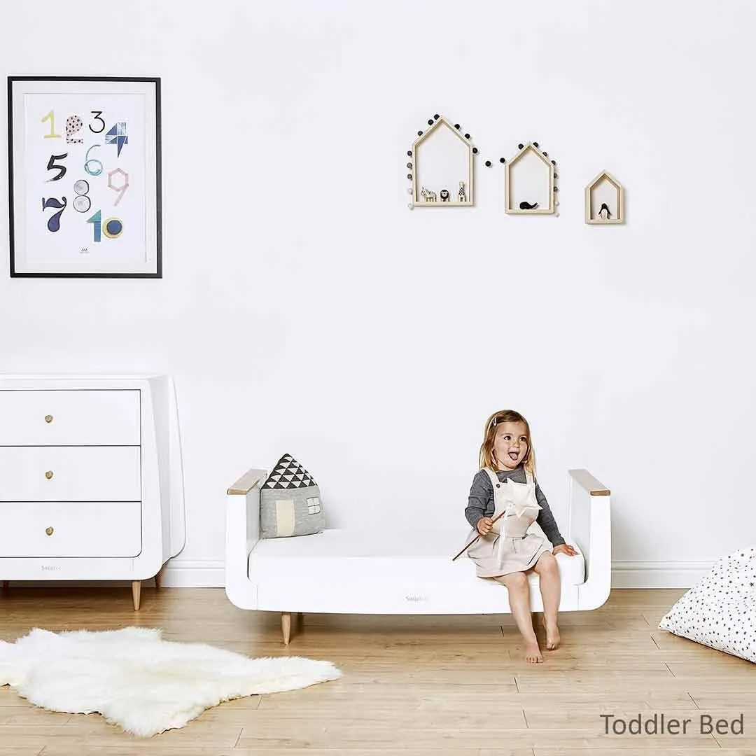 SnuzKot Skandi 2 Piece Nursery Furniture Set - Natural