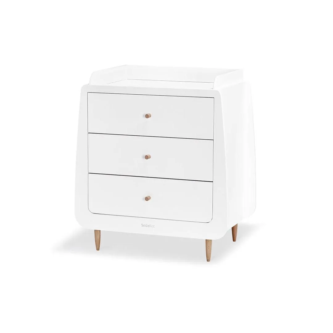 SnuzKot Skandi 3 Piece Nursery Furniture Set - Natural