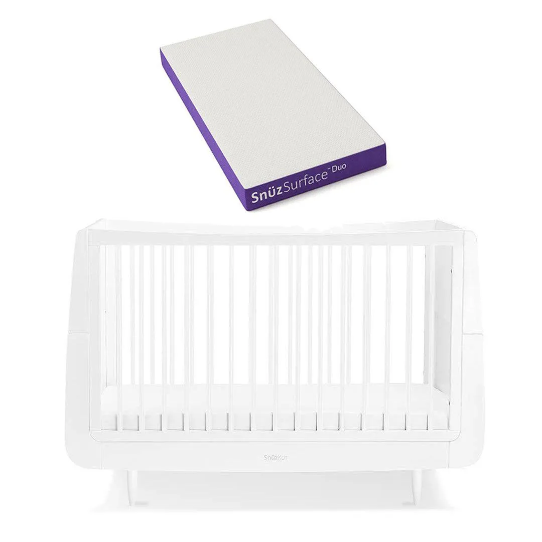 SnuzKot Skandi Cot Bed - White