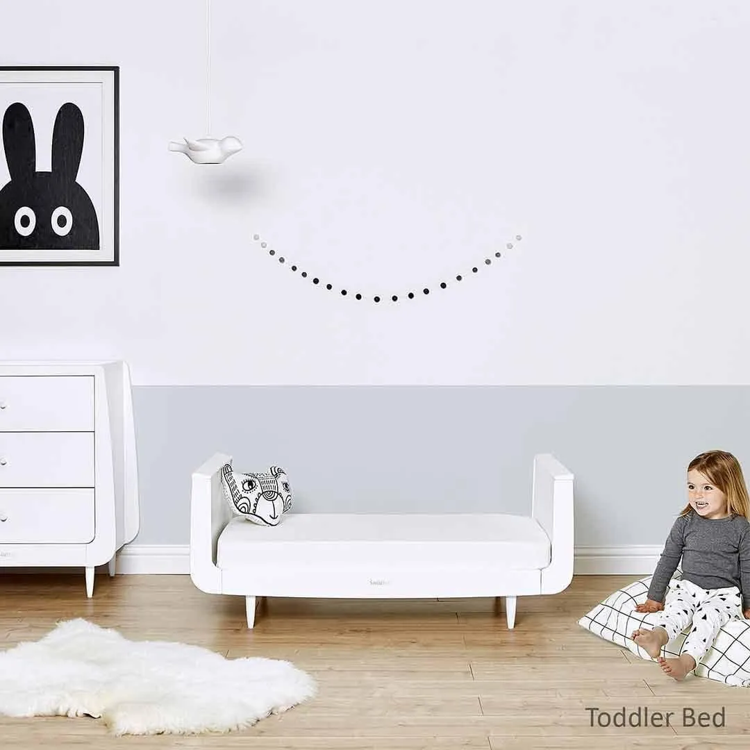 SnuzKot Skandi Cot Bed - White