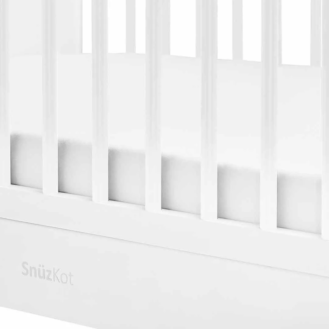 SnuzKot Skandi Cot Bed - White