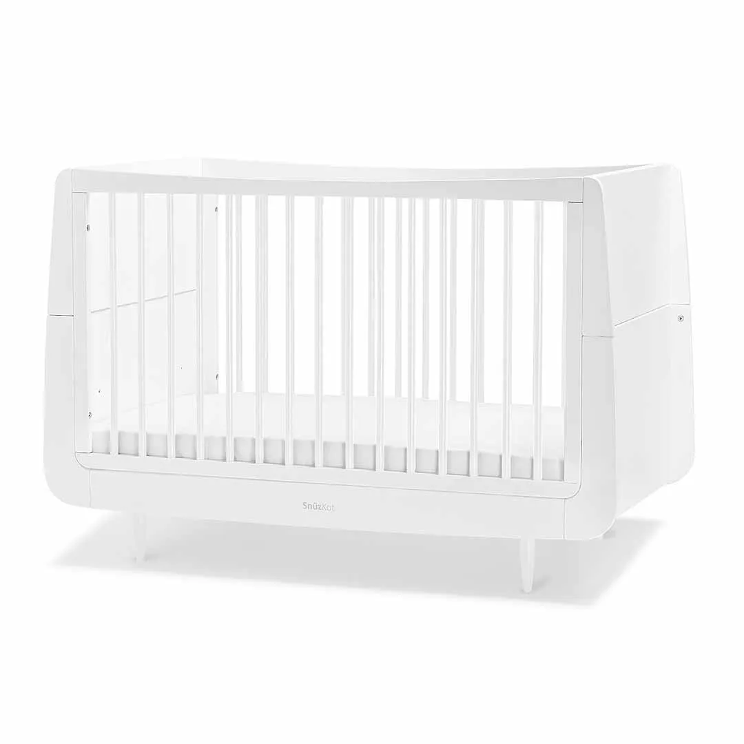 SnuzKot Skandi Cot Bed - White
