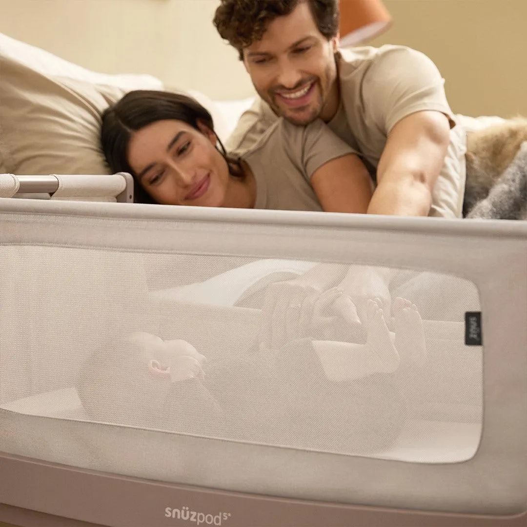 SnuzPod 5 Bedside Crib - Mocha