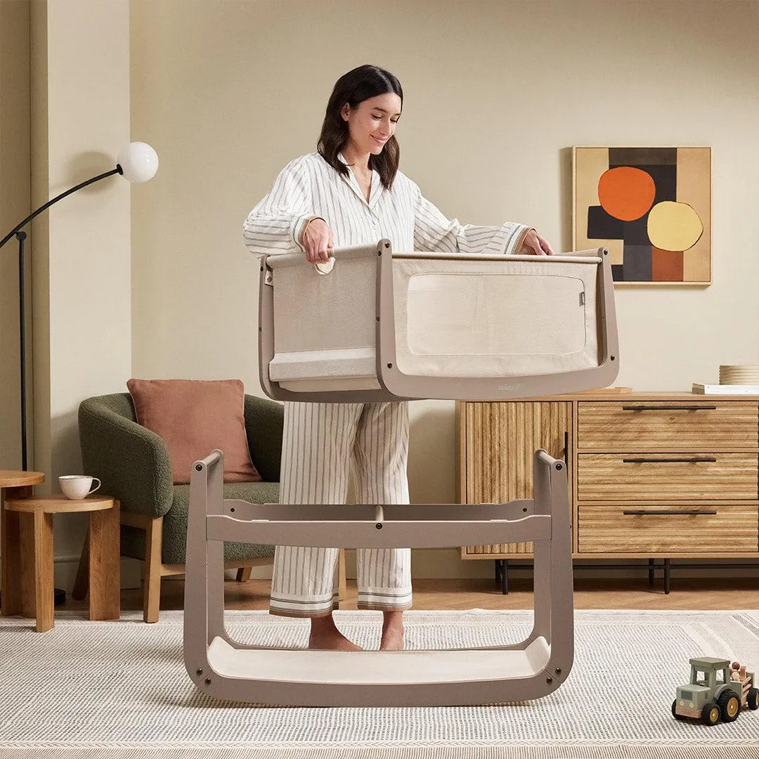 SnuzPod 5 Bedside Crib - Mocha