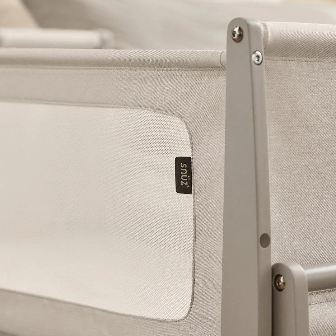 SnuzPod 5 Bedside Crib - Pebble