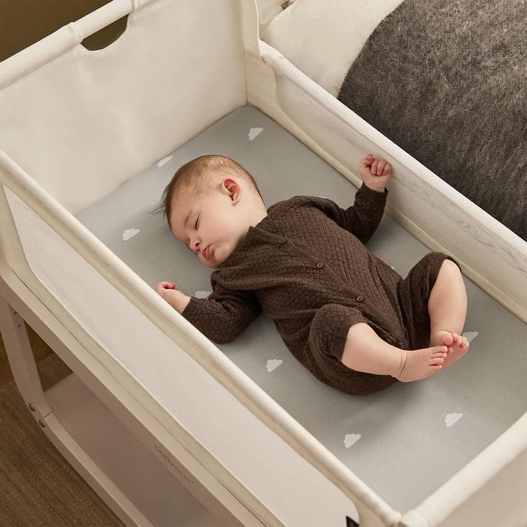 SnuzPod 5 Bedside Crib - White