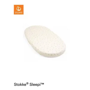 Stokke Sleepi Bed Fitted Sheet - Flower Ecru Osc