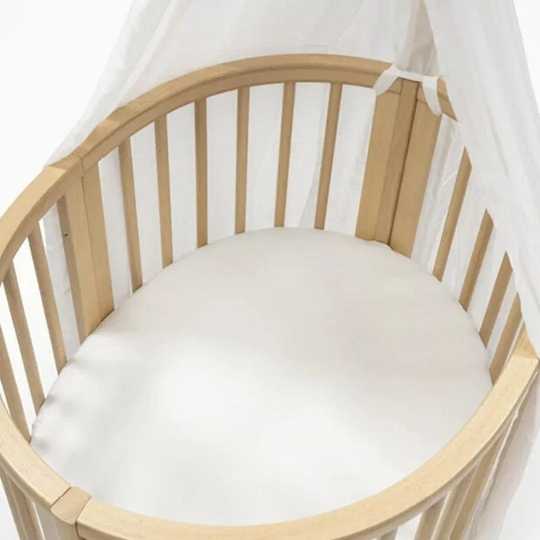 Stokke Sleepi Mini Fitted Sheet - White Ocs