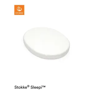 Stokke Sleepi Mini Fitted Sheet - White Ocs
