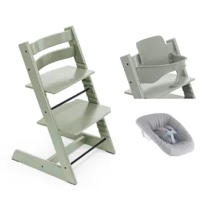 Stokke Tripp Trapp Highchair Newborn   Baby Set Bundle