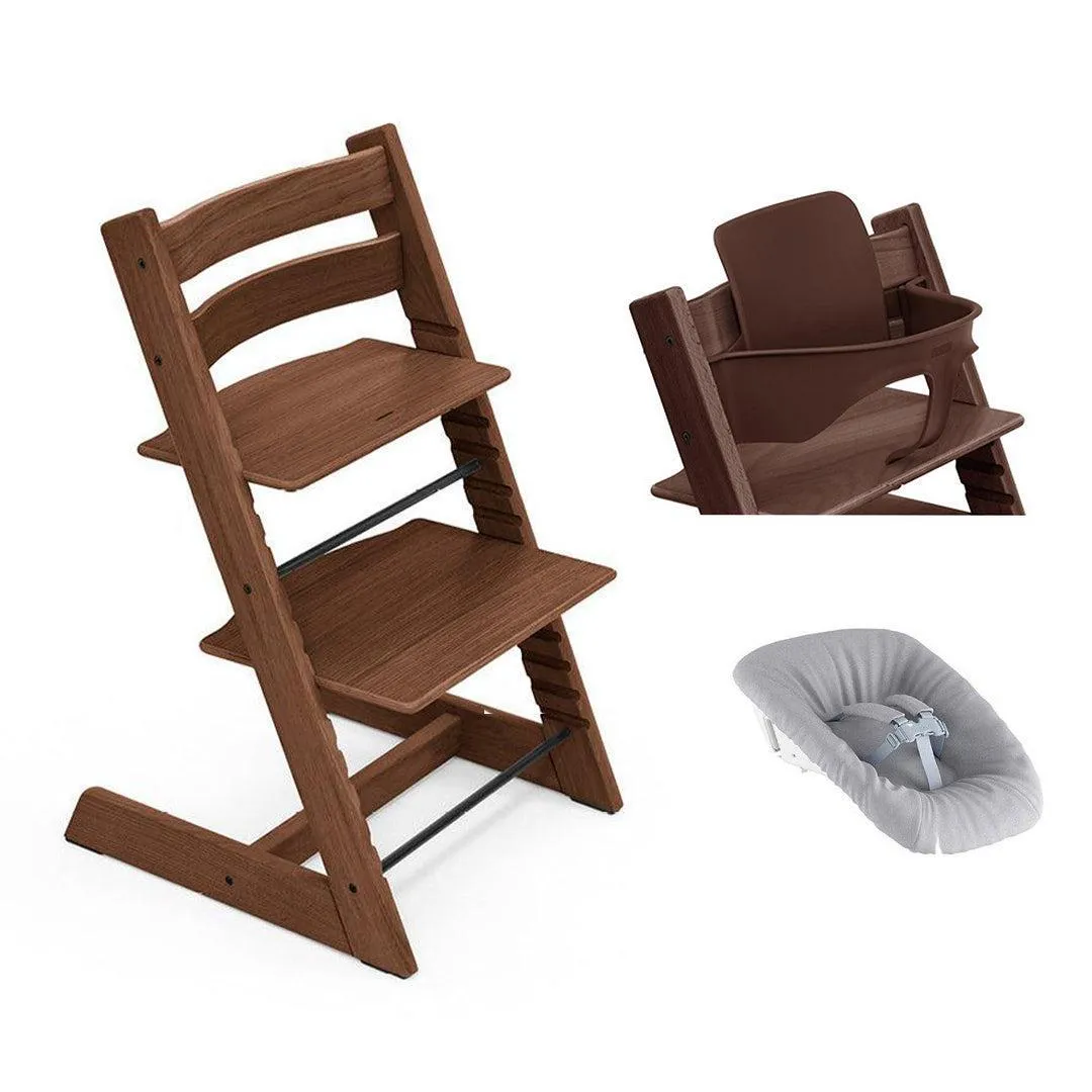 Stokke Tripp Trapp Highchair Newborn   Baby Set Bundle