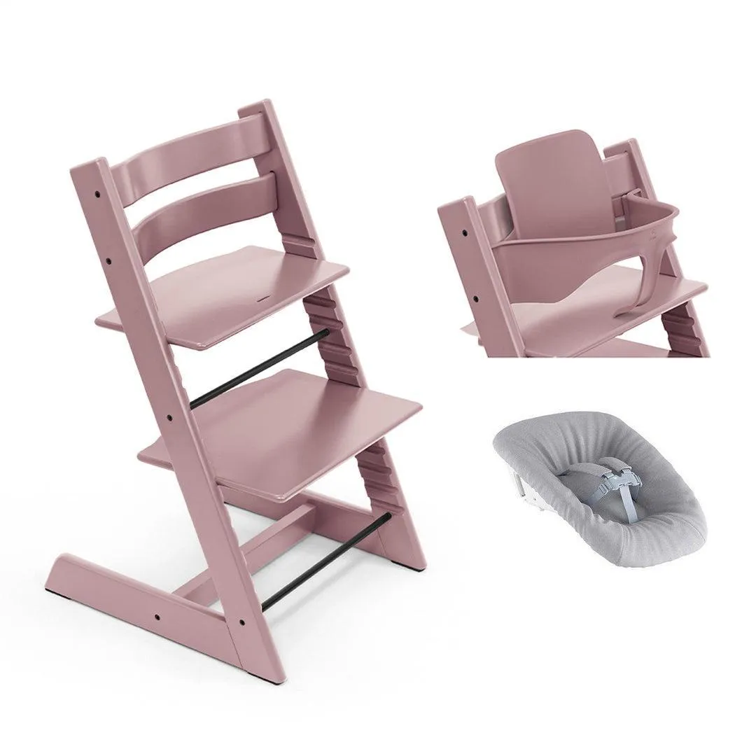 Stokke Tripp Trapp Highchair Newborn   Baby Set Bundle
