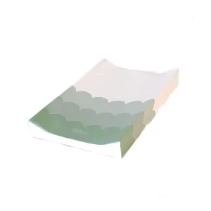The Little Bumble Co. Anti Roll Changing Mat - Scallops - Sage