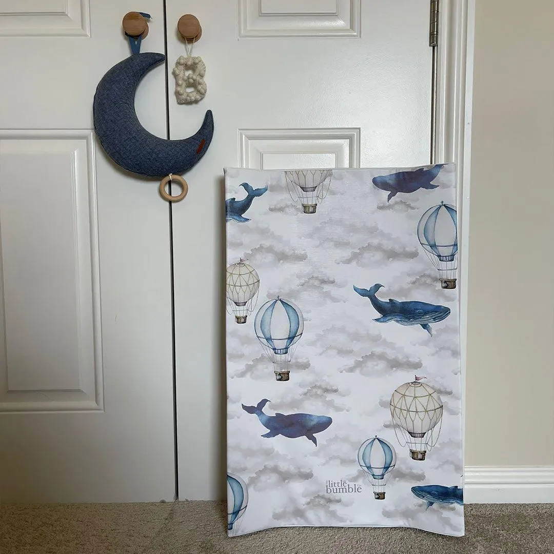 The Little Bumble Co. Anti Roll Changing Mat - Up in the Clouds