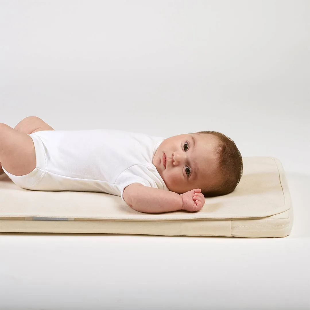 The Little Green Sheep - Large Crib Natural Mattress Protector - 83x50cm