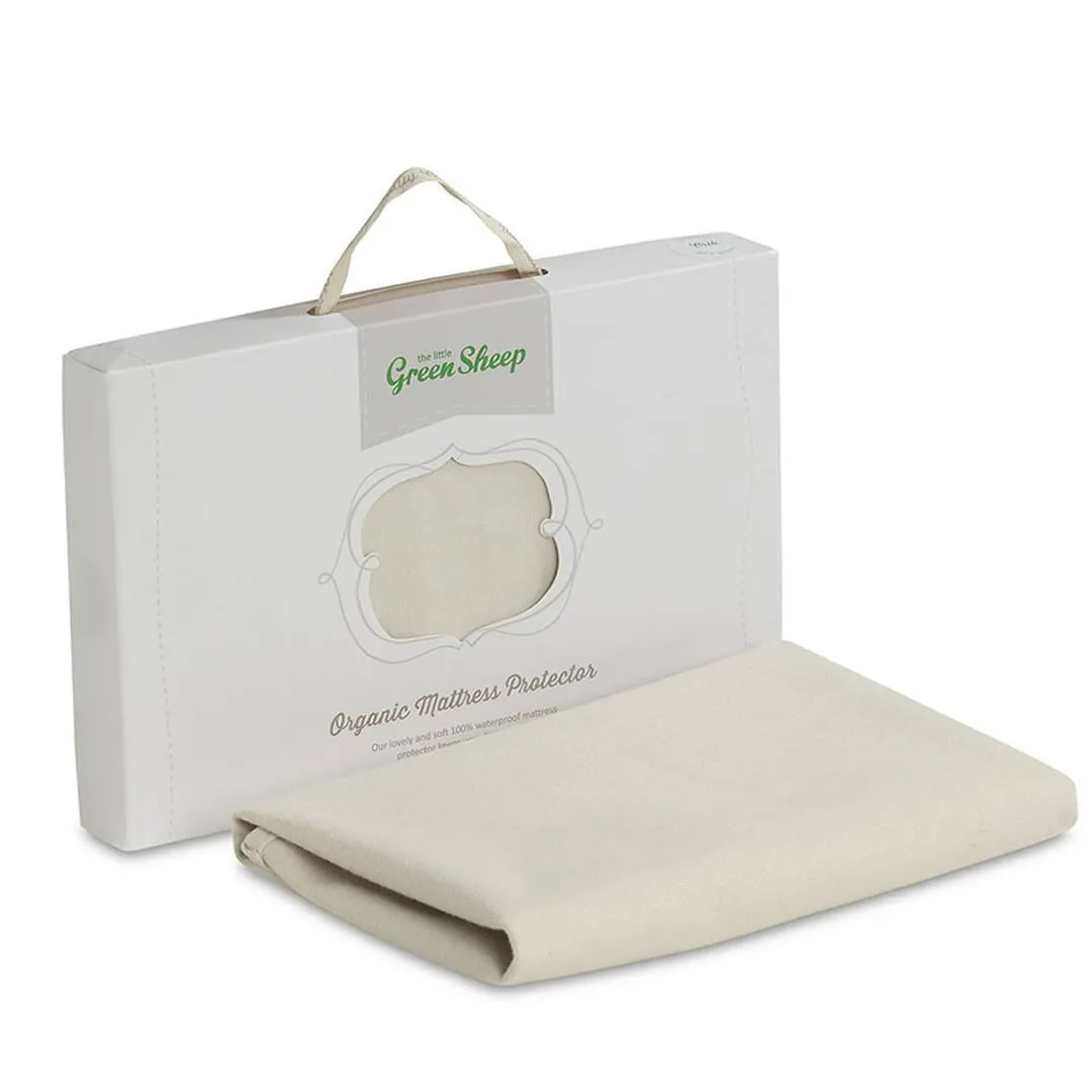 The Little Green Sheep Organic Crib Mattress Protector - 38x89cm