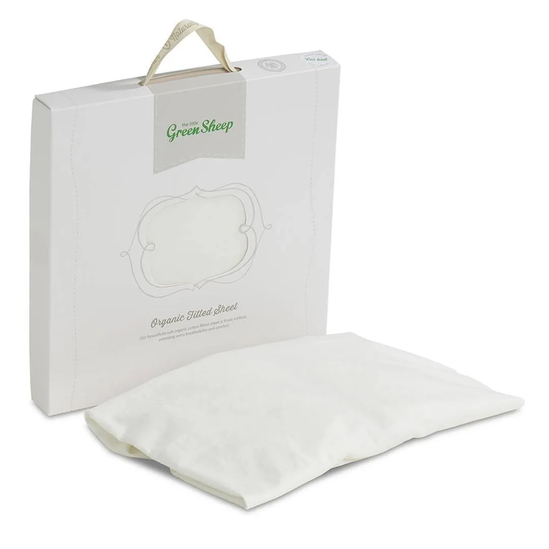 The Little Green Sheep - Organic Jersey Fitted Sheet - Cot