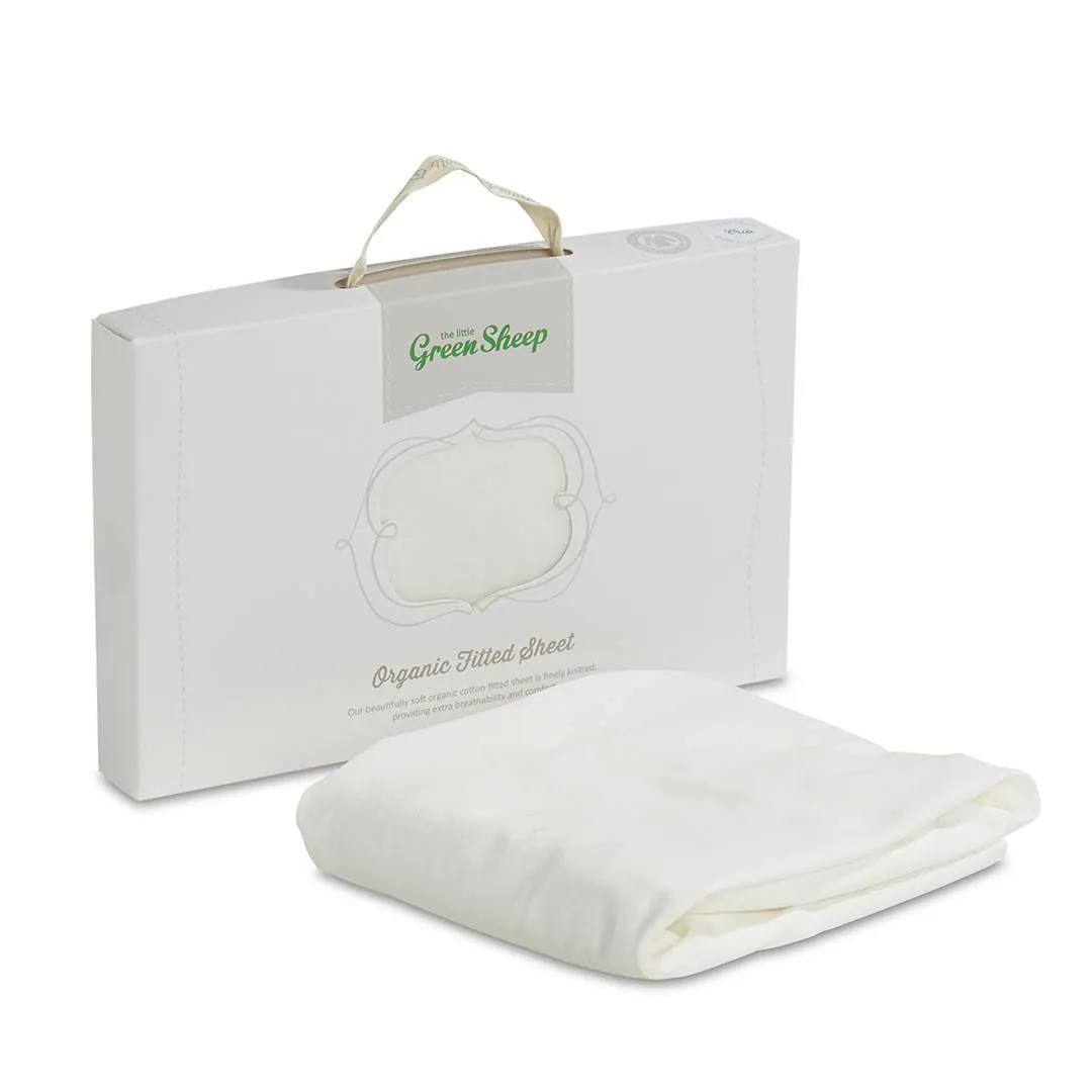 The Little Green Sheep - Organic Jersey Fitted Sheet - Moses Basket 30x70cm