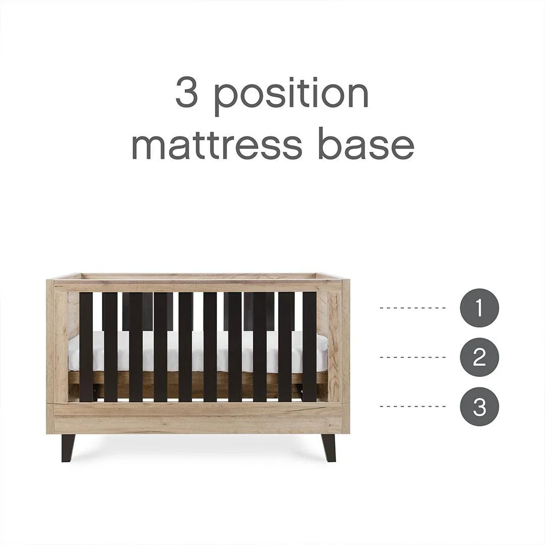 Tutti Bambini Como 2 Piece Room Set - Distressed Oak/Slate Grey