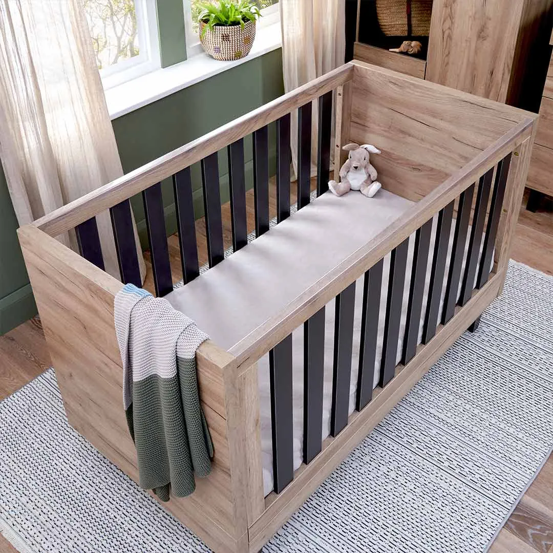 Tutti Bambini Como 2 Piece Room Set - Distressed Oak/Slate Grey